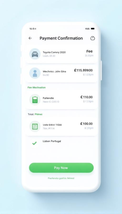 Screenshot of Inspeky app – Confirm & Pay step